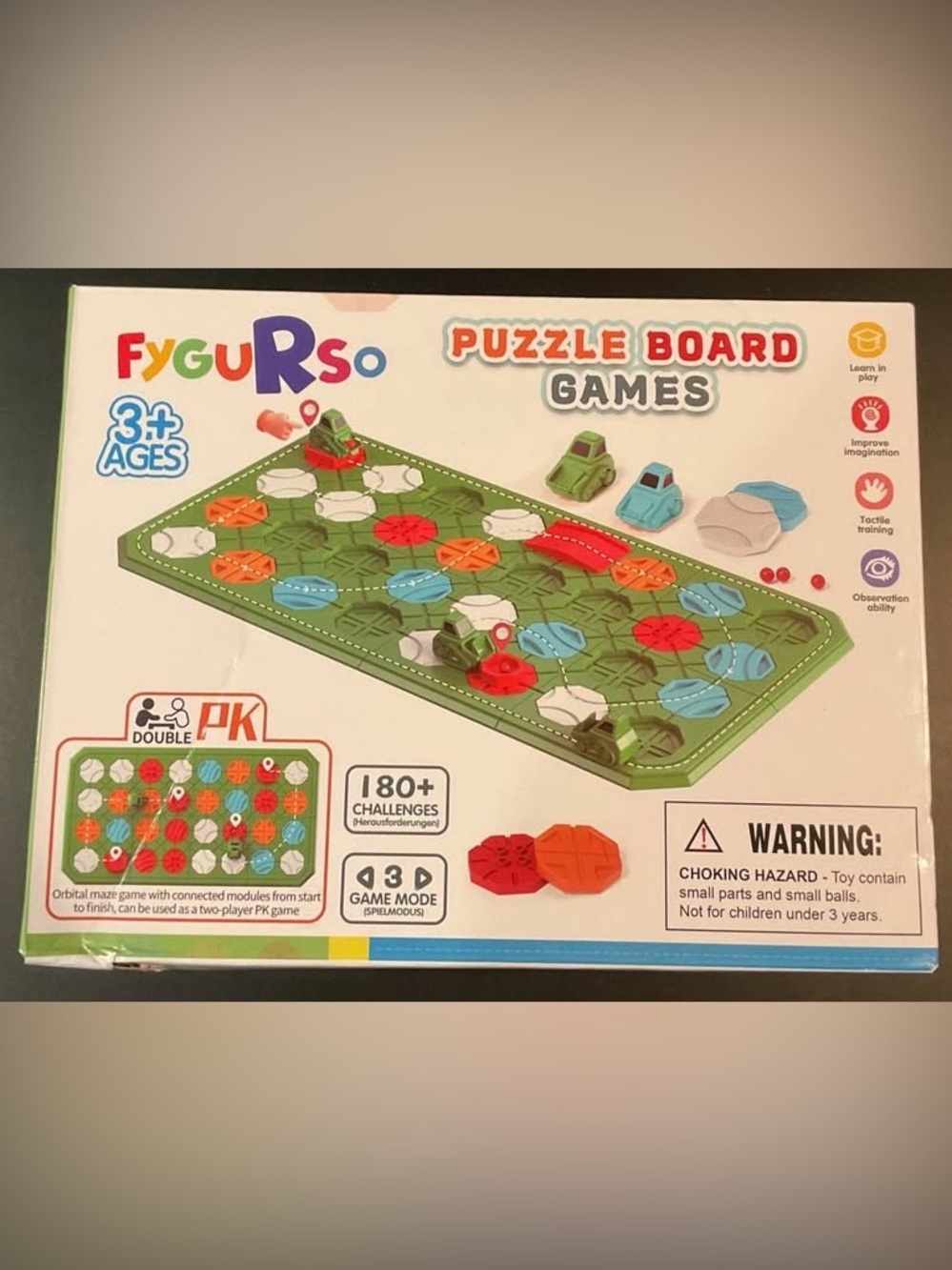 Montessori Preschool Road Builder,  Super Large with 8 Boards - NWT